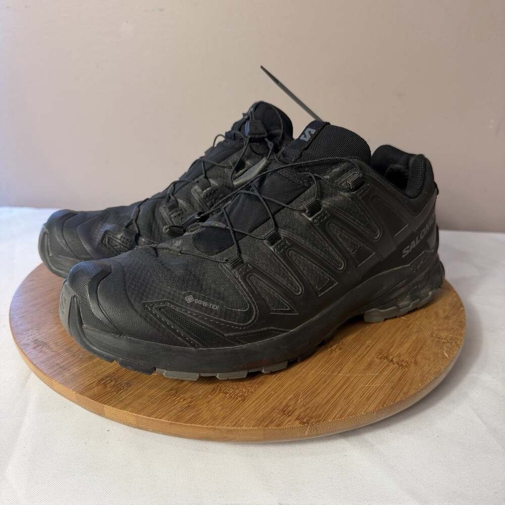 Salomon XA Pro 3D V9 Gore-Tex Black Trail Running Shoes US size 9.5 Men 472701